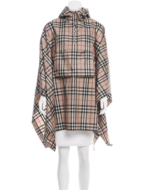 burberry rain poncho